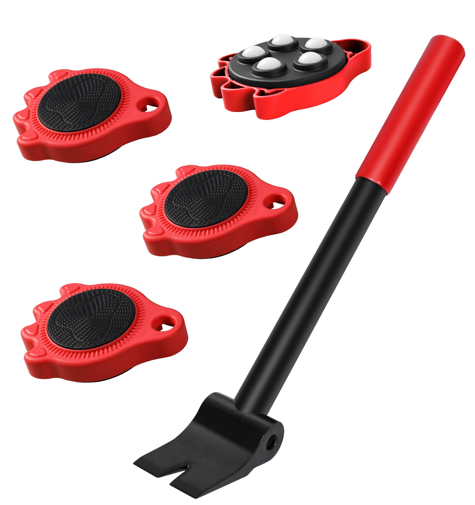 Furniture Lift Mover Tool Set - Furniture Movers Can Withstand Up to 800 Ibs, 360°Sliding Function, Furniture Lifter Have Self-Adjusting Bases， Heavy Item Furniture Moving Tool Without Falling