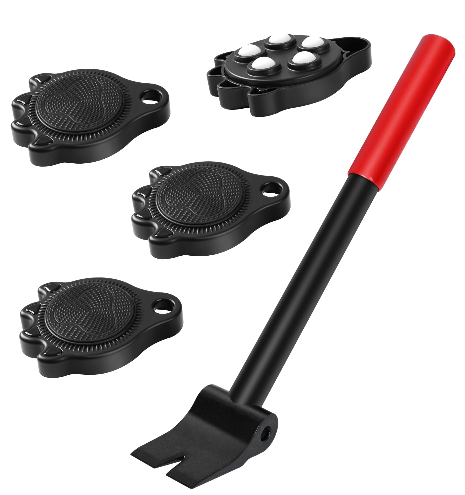 Furniture Lift Mover Tool Set - Furniture Movers Can Withstand Up to 800 Ibs, 360°Sliding Function, Furniture Lifter Have Self-Adjusting Bases， Heavy Item Furniture Moving Tool Without Falling