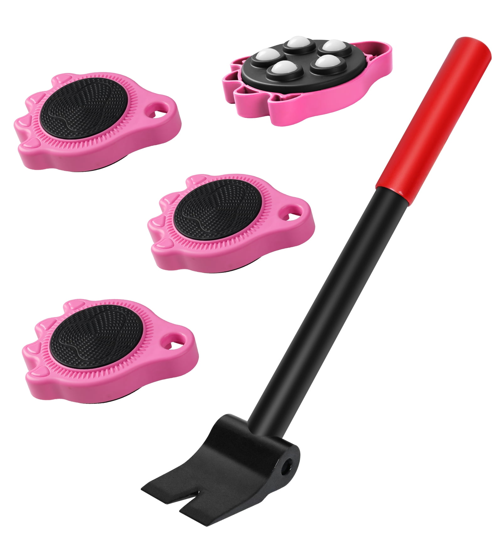 Furniture Lift Mover Tool Set - Furniture Movers Can Withstand Up to 800 Ibs, 360°Sliding Function, Furniture Lifter Have Self-Adjusting Bases， Heavy Item Furniture Moving Tool Without Falling