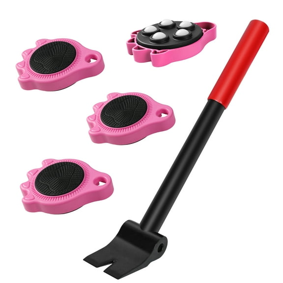 Furniture Lift Mover Tool Set - Furniture Movers Can Withstand Up to 800 Ibs, 360°Sliding Function, Furniture Lifter Have Self-Adjusting Bases， Heavy Item Furniture Moving Tool Without Falling