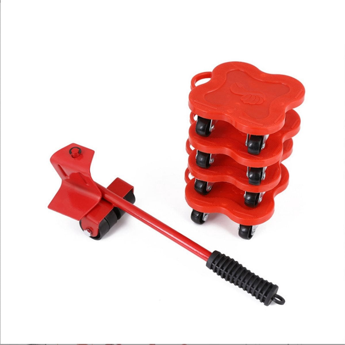 Furniture Lift Mover Tool Set,Multi-Functional Adjustable Furniture Lifter for Home, Portable Furniture Moving Wheels