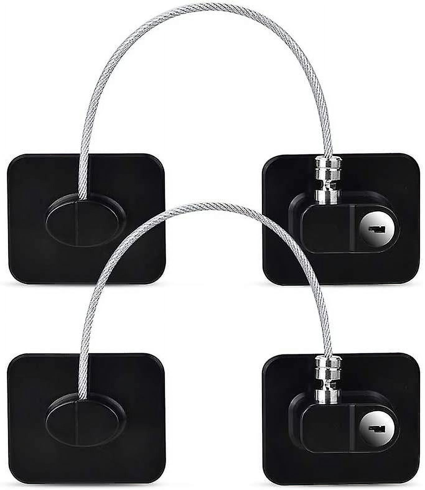 Furniture Lock Child Safety Locks Refrigerator Lock 2piece No Drilling