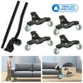 Furniture Mover Sliders & Lifter Tool Set, 1000lbs Load Heavy Furniture