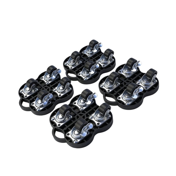 Furniture Movers with Wheels Portable 4 Wheel Furniture Furnitures Mover Tool with 360°Rotation Rubber Wheel