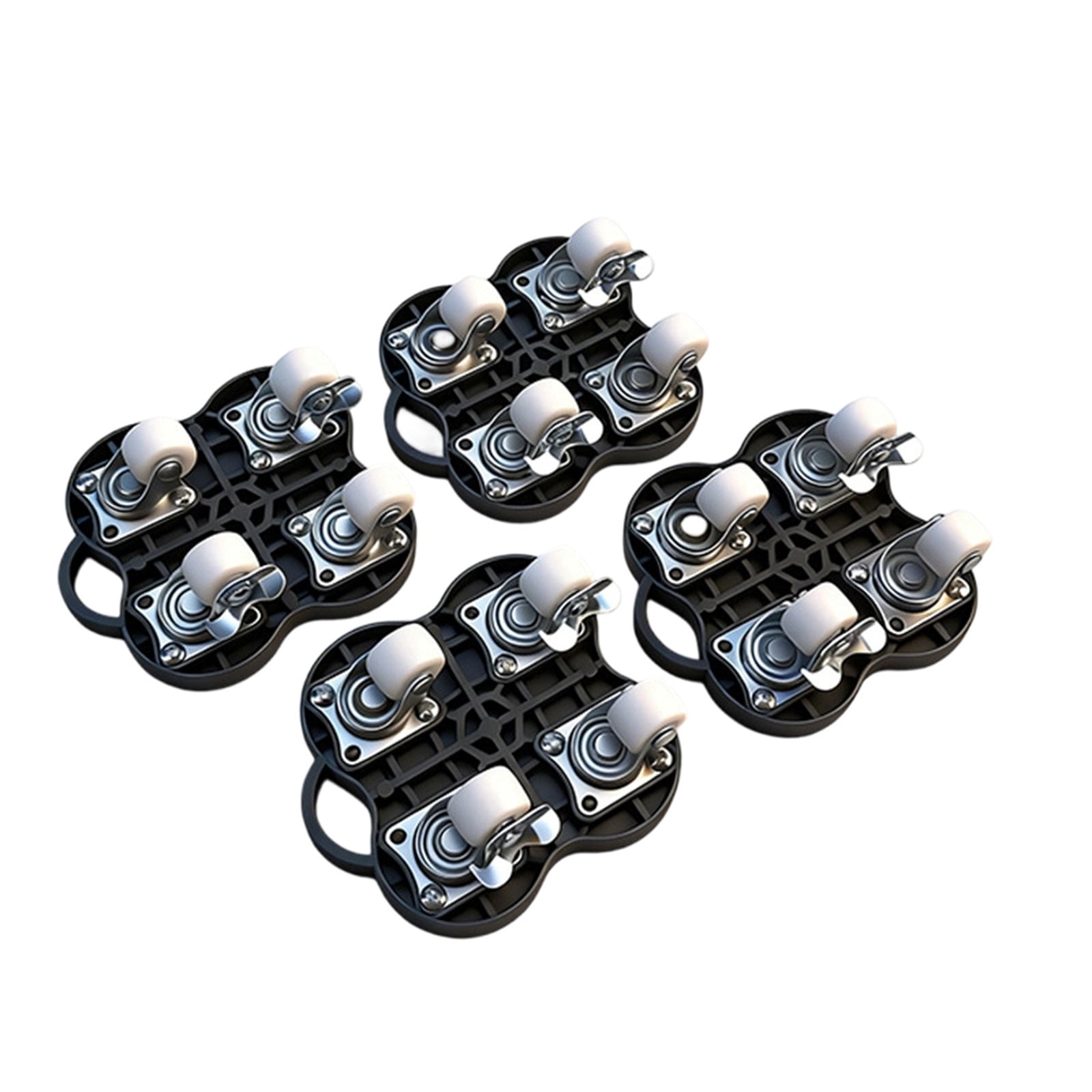 Furniture Movers with Wheels Portable 4 Wheel Furniture Furnitures Mover Tool with 360°Rotation Rubber Wheel