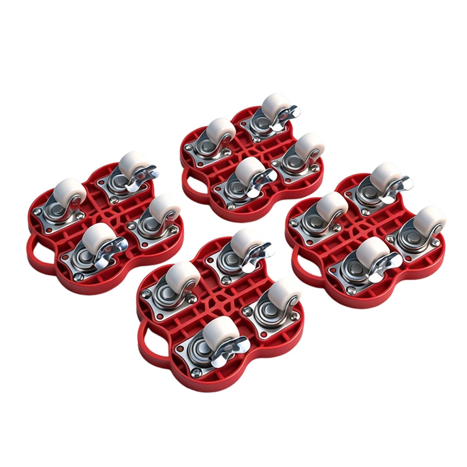 Furniture Movers with Wheels Portable 4 Wheel Furniture Furnitures Mover Tool with 360°Rotation Rubber Wheel