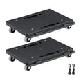 thumbnail image 1 of Furniture Moving Dolly, 16 x 11in 500 lbs Capacity Furniture Movers Dollies 4 Wheels, Portable Moving Heavy Duty, Interlocking Small Flat Dolly Cart for Heavy Furniture, 2 Pack, Black, 1 of 1