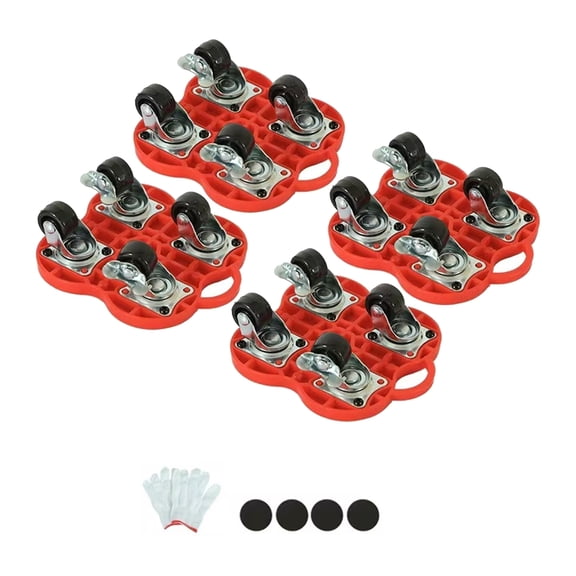 Furniture Moving Transport Roller Set Heavy Duty Lifter Transporting Tool Pulley Furniture Mover Roller Wheel Removal