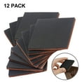 thumbnail image 1 of Furniture Pads 12 PCS 3” HN STG Non Slip Premium Furniture Gripper! Best Self Adhesive Square Rubber Pad-Chair Leg Hardwood Floor Protector Sofa Anti Slip for Fix in Place Furniture Bed, 1 of 7