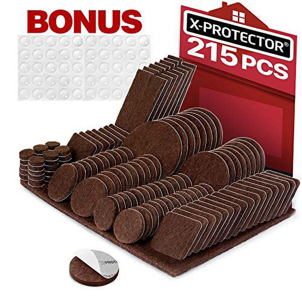 Furniture Pads 215 pcs XPROTECTOR Best Felt Furniture Pads Furniture
