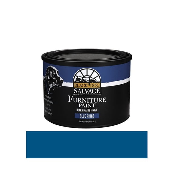 Furniture Paint, Blue Ridge Mountains, Water Based, Matte, Low VOC