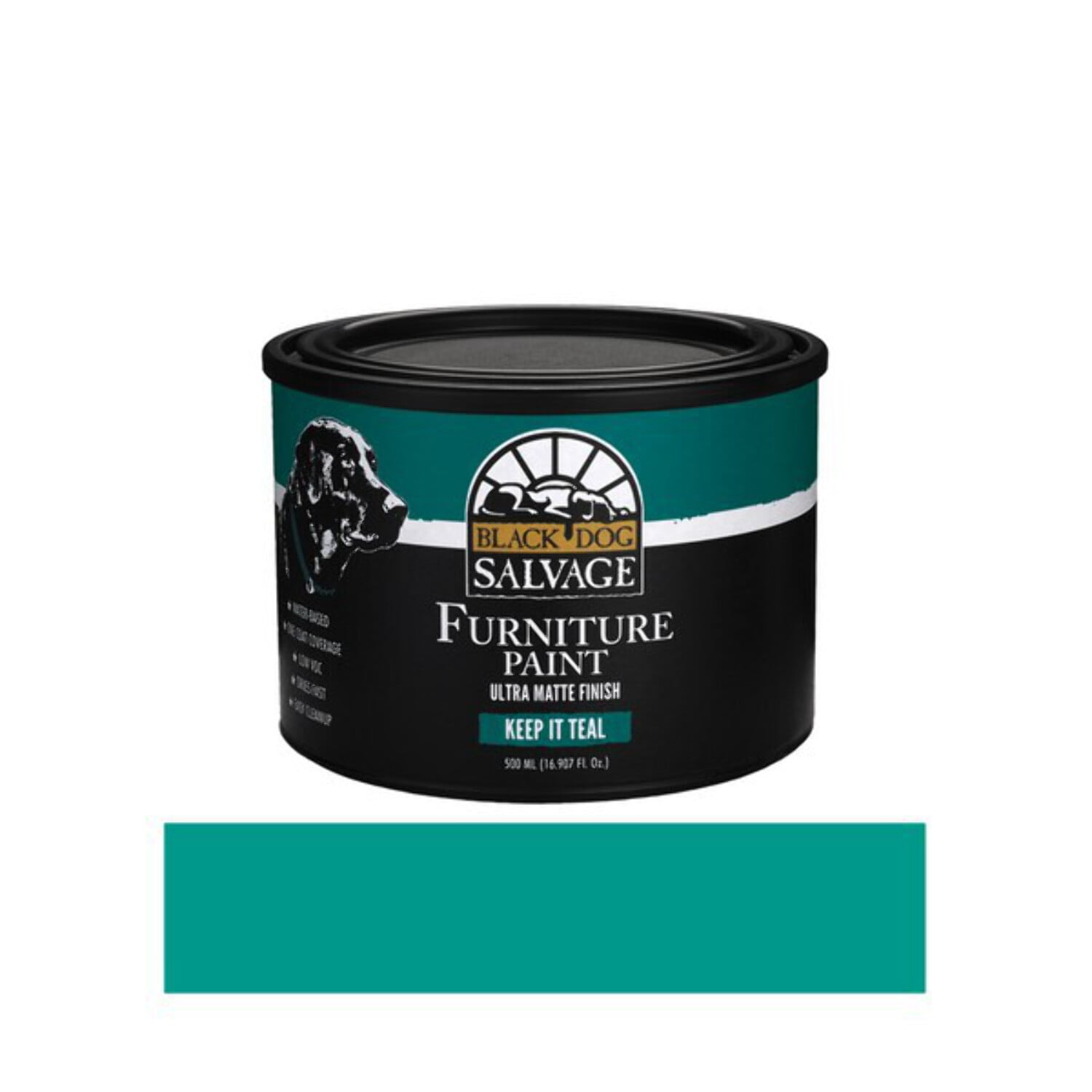 Furniture Paint, Teal, Keep it Teal, Matte, Water Based, Low VOC