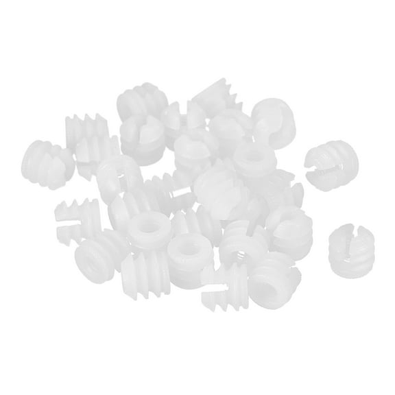 Furniture Plastic Insert Nuts, 11mmx10.5mm 120 Pack Nylon Expansion Nut