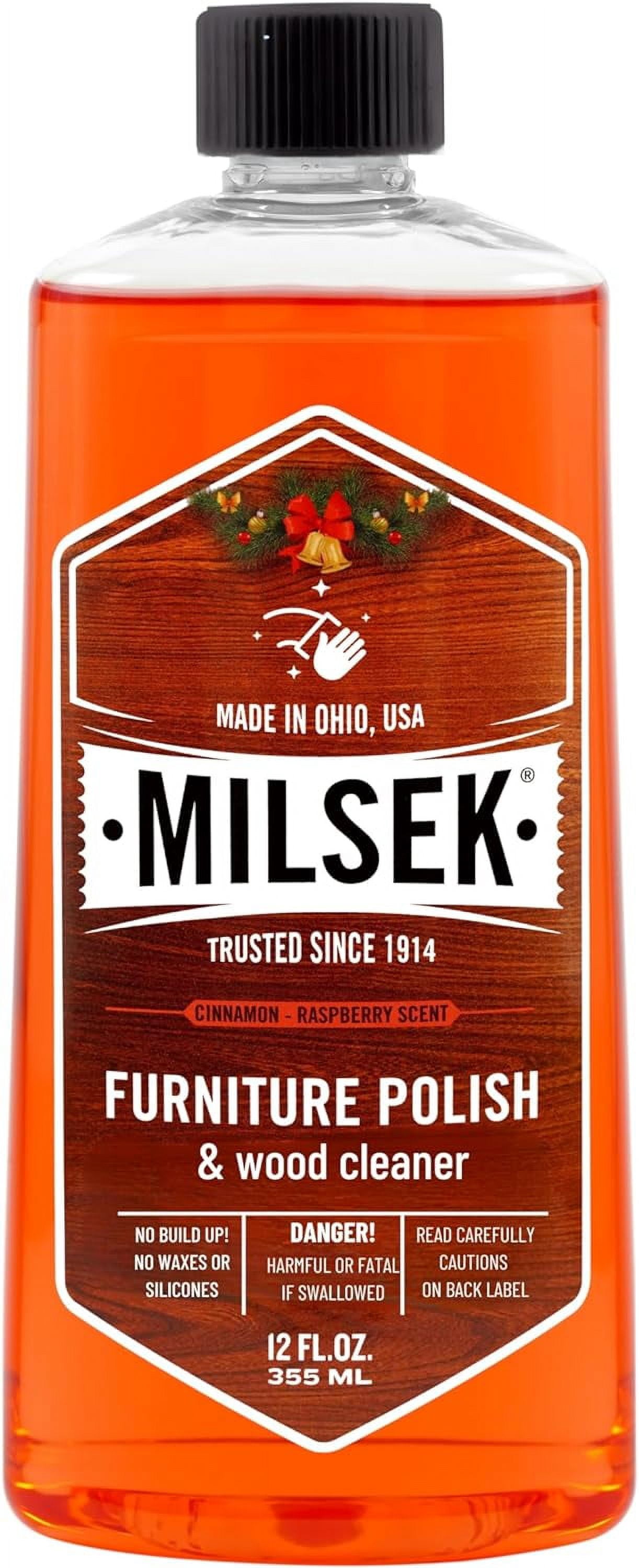 Furniture Polish and Cleaner with CinnamonRaspberry Scent (Holiday