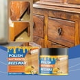 thumbnail image 1 of Furniture Polish Beeswax Wood Cleaner | Natural Gloss & Deep Nourish | Long-Lasting Protective Shine for Hardwood, Cabinets, Tables | Non-Greasy, Easy Application, Moisturizes & Revitalizes Surface, 1 of 9