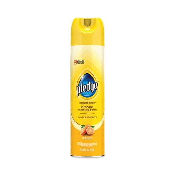 Furniture Polish, Orange Clean Scent, 9.7 Oz Aerosol Spray | Bundle of 2 Each