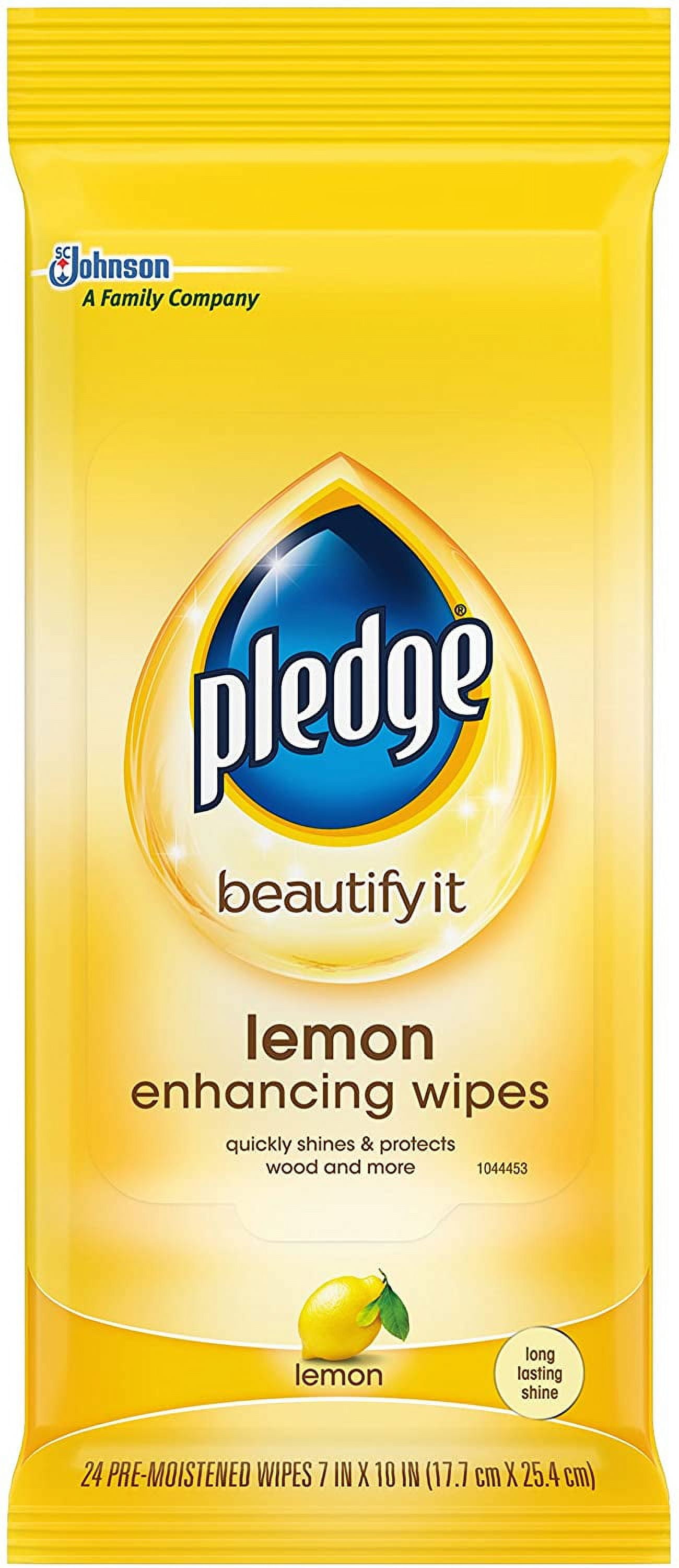 Furniture Polish Wipes, Works on Wood, Granite, and Leather, Cleans and