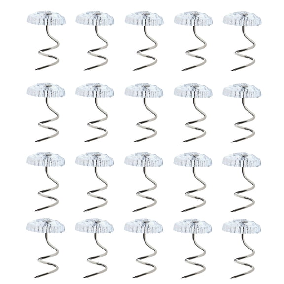 Furniture Protection Furniture Headliner Ceiling Screws for Car Roof Upholstery 20pc Clear Head Liner Fasteners Ceiling Security,1 cm×1.5 cm,Clear