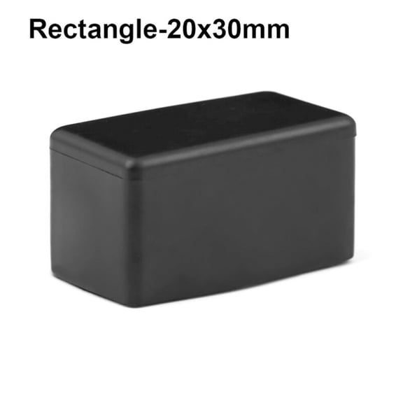 Furniture Protector Set 12 PCS Rectangle Chair Leg Caps Table Feet Covers Rubber Floor Protectors Anti-Slip Noise Reduction Pads for Wooden Laminate Floors Black