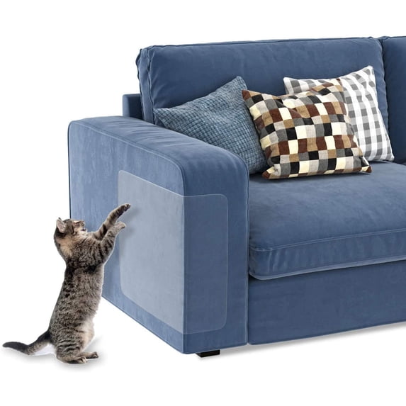 Furniture Protectors from Cats - Cat Repellent for Furniture - Cat Scratch Deterrent - Cat Couch Protector - Scratch pad - Cat Couch - Cat Scratcher - Cat Training Tape