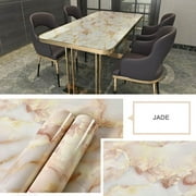 Furniture Renovation Film Cabinet Wardrobe Tabletop Decoration Wallpaper Kitchen Stove Waterproof Oil-Proof Marble Wall Stickers QY