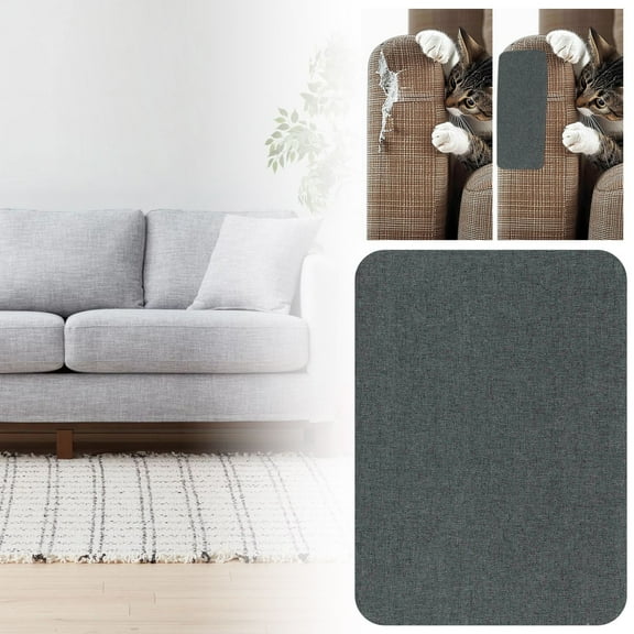 Furniture Repair Kit Self Adhesive Linen Fabric Patch 8x11 Inch for Sofa Couch Car Seat Bags Rips Tears Beige Invisible Mending