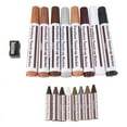 thumbnail image 1 of Furniture Repair Kit Wood Markers - Set of 17 - Markers and Wax Sticks with Sharpener Kit, for Scratches, Wood Floors, 1 of 4