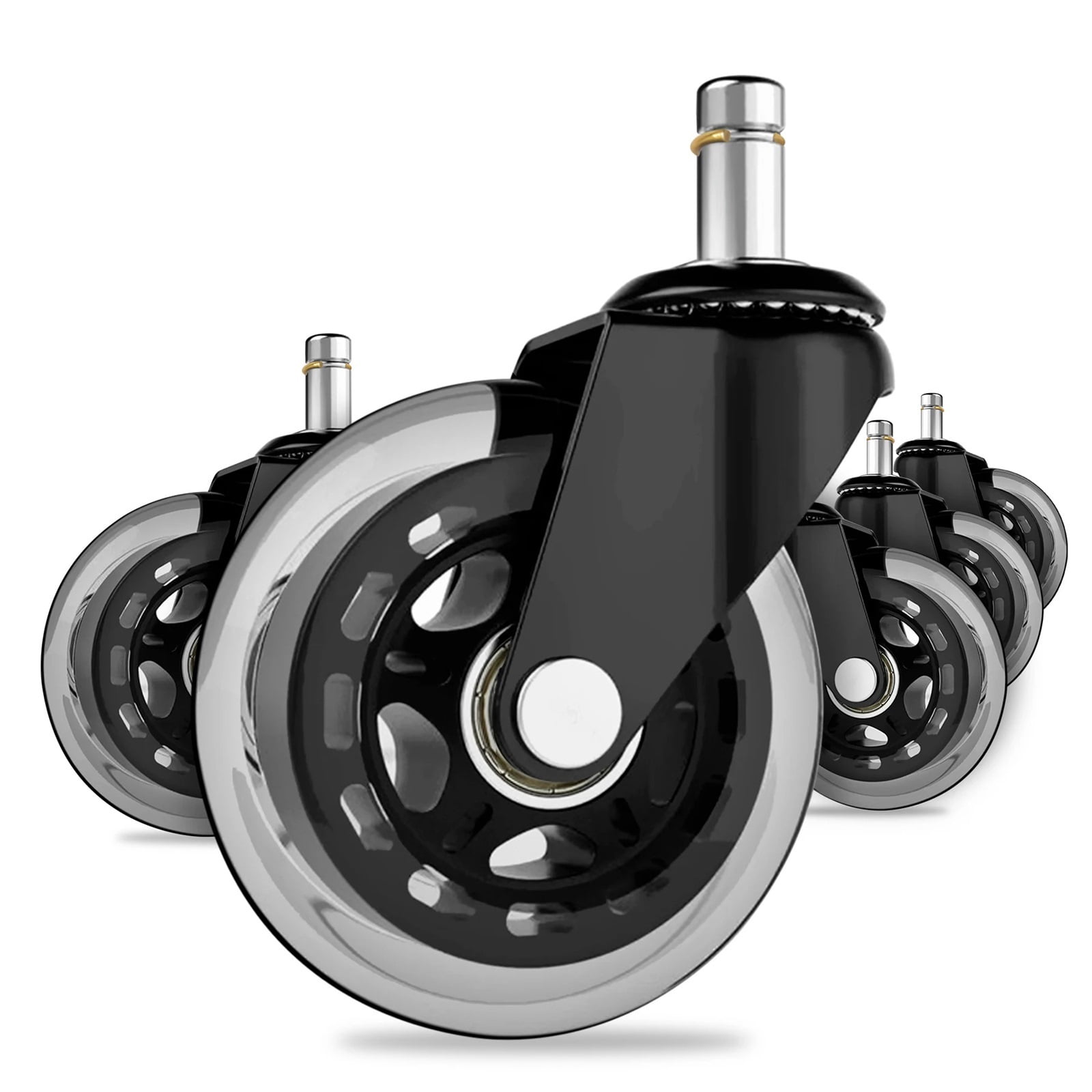 Furniture Replacement 75mm Office Chair Swivel Caster 360 Degree Chairs Part Wheels ,Reliable