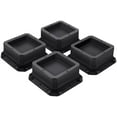 thumbnail image 1 of Furniture Risers 1 Inch，Bed Risers Heavy Duty，Desk Risers for Chair and Table Legs Elevation ，Bed Lifts Risers (4 Pack, Black), 1 of 7