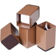 thumbnail image 1 of Furniture Risers 2 Inch. Bed Raisers Square Brown 5cm Sofa Riser. Adhesive Bed Riser. Table Riser. Chair Riser 4-Pack. for Furniture Raisers 1.4 Inches in Diameter. Heavy-Duty Couch Extends, 1 of 5