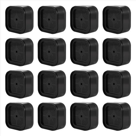 Furniture Risers Adjustable Bed Risers 1.38In Stackable Heavy Duty Bed Lifts Risers Square Bed Raising Blocks 16 Pcs