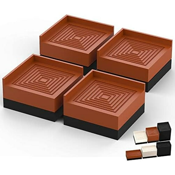 Furniture Risers, Bed/Sofa/Desk/Table/Chair Leg/Fridge Lifts to 1.5, 3 ...