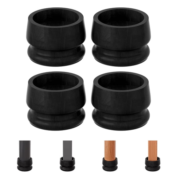 Furniture Risers Black 3"H(Inner 2"H) Heavy Duty Storage Lift