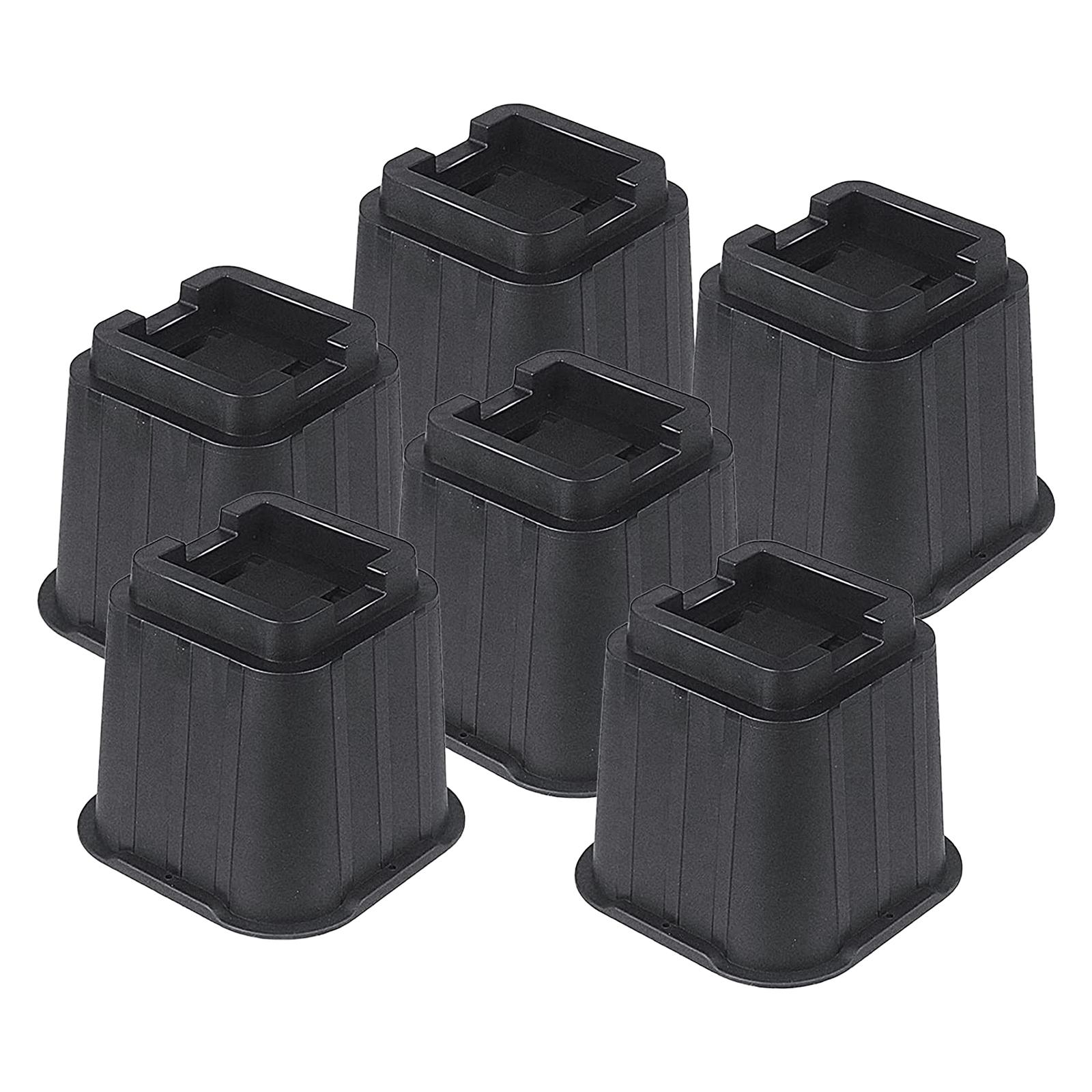 Furniture Risers Square Kitchen Bed Risers Heavy Duty for Sofa Desk ...