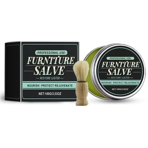 Furniture Salve And Brush,Leather Salve,Furniture Salve With Brush,Furniture Salve,Leather Repair Cream,Furniture Salve Car Seat Maintenance High-End Leather(1pc+bursh 100g/3.53oz)from ANMUYUM