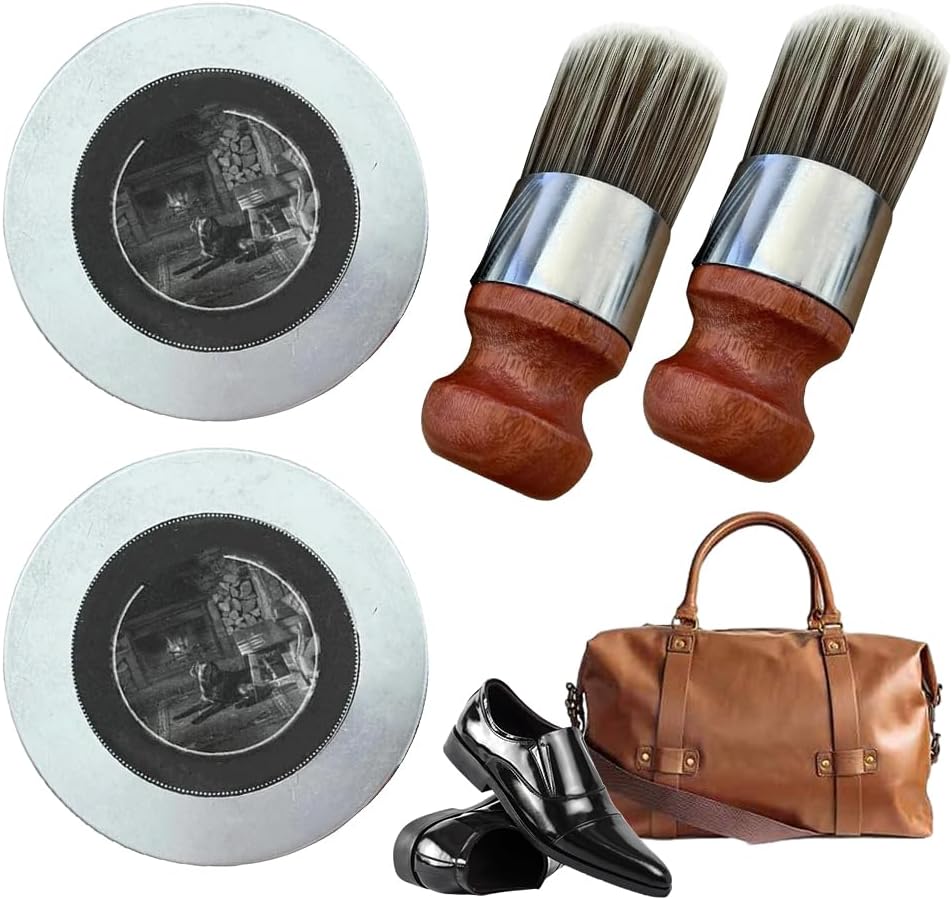 2-Pack Leather Salve Brushes | Furniture & Leather Care Brushes | Soft Bristle Brushes For Conditioning & Cleaning - View #6