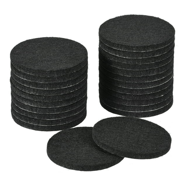 Furniture Sliders, 24Pcs 2.4'' Round Self Adhesive Felt Furniture Pad