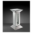 Furniture St Nysa Mirrored Pedestal Stand