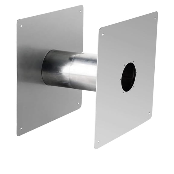 236'' Stainless Steel Wall Thimble For Indoor Water Heater Vent Pipe Kit