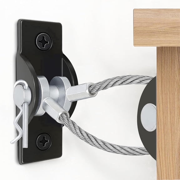 Furniture Anchors for Baby Proofing, Anti Tip Leaning Mirror Wall Anchors 4Packs 800lbs Furniture Straps Mirror Anchor Kit for Large Floor Mirror Dresser Bookshelf Cabinet Safety Bunk Bed Wall Anchor