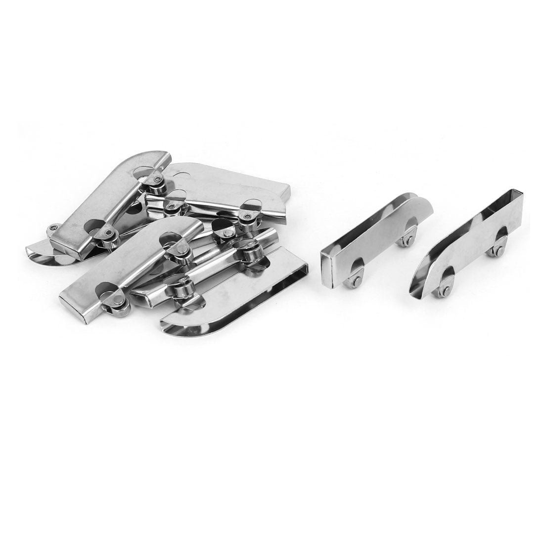 Furniture Wardrobe Cupboard Sliding Door Rollers Silver Tone 5mm Dia