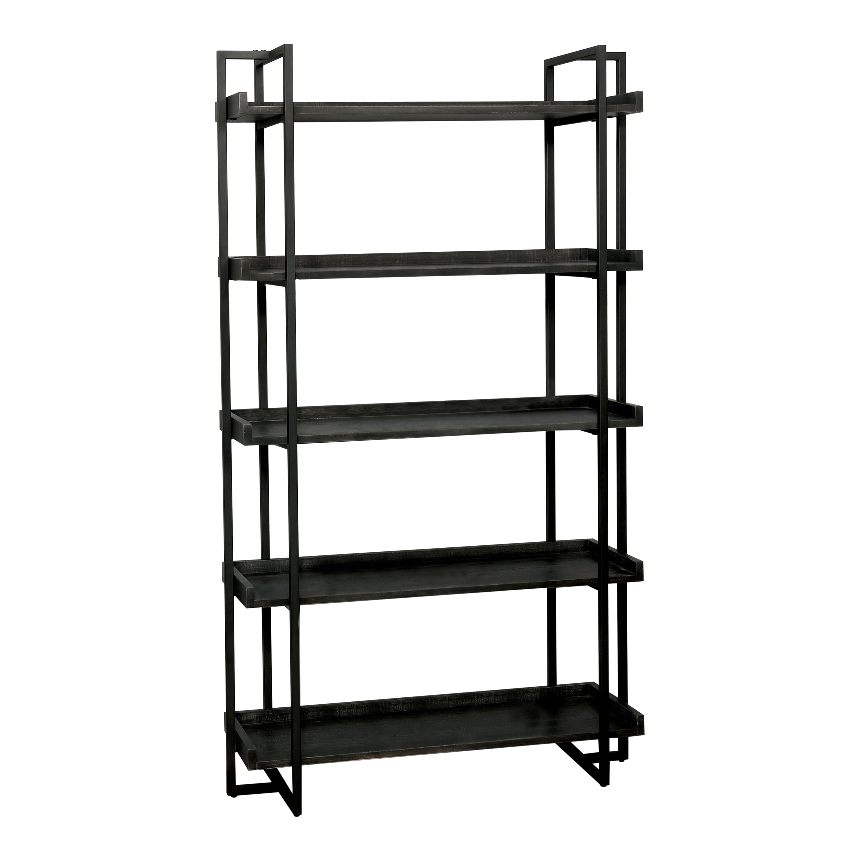 A & B Home Black 39-Inch Free Standing Shelf 45107