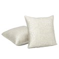 thumbnail image 1 of Furniture of America Adeline Jacquard Fabric Throw Pillow in Silver (Set of 2), 1 of 6