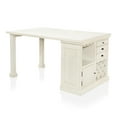 thumbnail image 1 of Furniture of America Alana Multi-Storage Kitchen Island, Antique White, 1 of 9