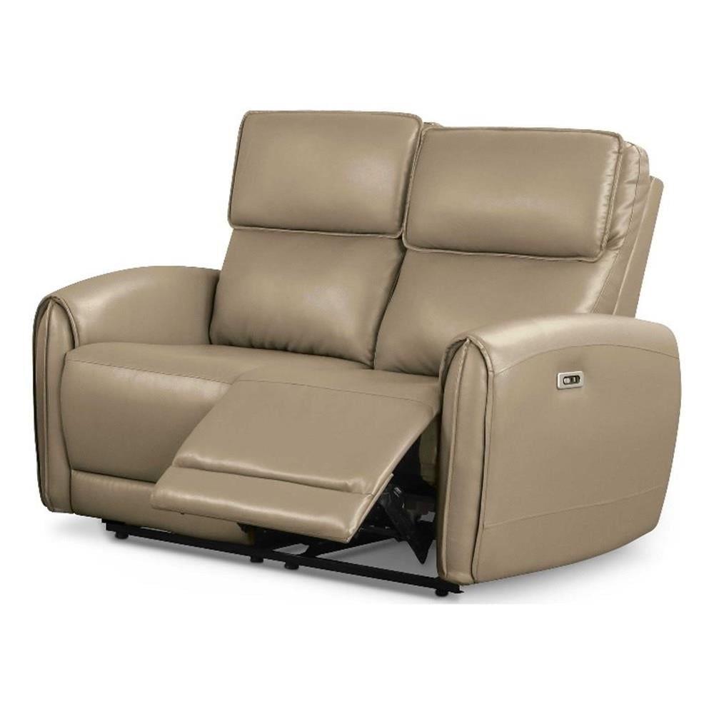 Furniture of America Alipark Faux Leather Power Loveseat with USB Ports ...