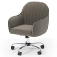 thumbnail image 1 of Furniture of America Allenton Fabric Adjustable Office Chair in Brown, 1 of 6