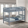thumbnail image 1 of Furniture of America Alli Kids Solid Wood Twin-over-Twin Detachable Bunk Bed, Gray, 1 of 6