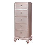 slim fit dress slacks Furniture of America Allie Dresser in Rose Gold main image 1