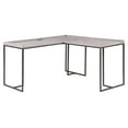 thumbnail image 1 of Furniture of America Timor Modern Wood Corner Computer Desk with USB in Gray, 1 of 3