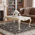 thumbnail image 1 of Furniture of America Armena Traditional Solid Wood Coffee Table, Champagne, 1 of 10